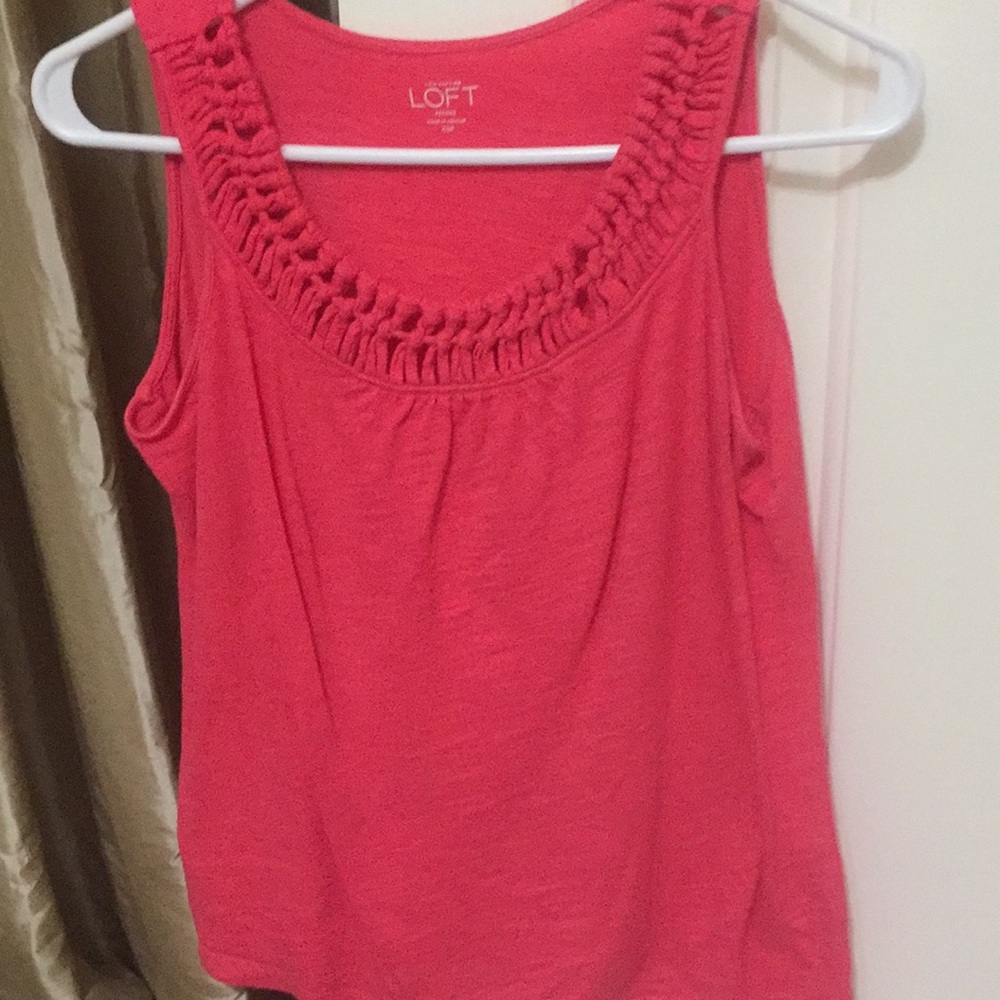 Loft deep pink tank